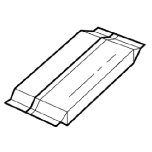 Sealed pouch illustration for package integrity testing.