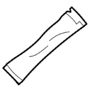 Sealed pouch for package integrity testing.