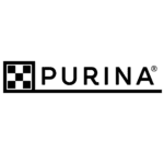 Decorative black and white company logo.