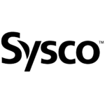 Sysco logo in black on transparent background.